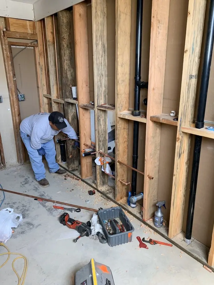 Commercial rough-in plumbing for Water Heater Replacement in Royal Oak
